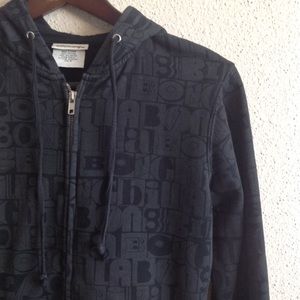 Billabong Full Zip Logo Cotton Blend Hoodie